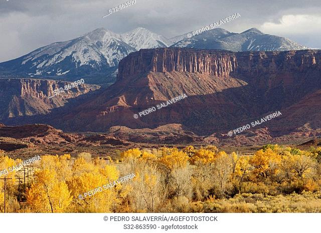 Manti La Sal Mountains, Utah; Estados Unidos