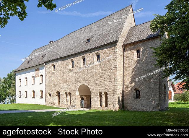 Frauenchiemsee Monastery, Fraueninsel, Chiemsee, Chiemgau, Upper Bavaria, Germany, Europe