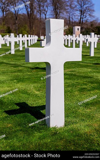 American memorial cemetery of World War II in Luxembourg - history background