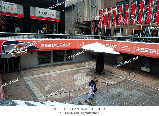 The closed Mars 2112 theme restaurant on Broadway in New York The iconic eatery, beloved of tourists and children, closed 100 years ahead of schedule