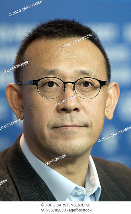 Director Jiang Wen poses during the photocall for 'Gone with the Bullets' at the 65th annual Berlin Film Festival, in Berlin, Germany, 11 February 2015