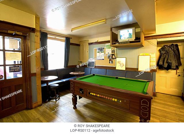 A pool table in The Admirals Head pub. Before thermometers were invented, brewers would dip a thumb or finger into the mix to find the right temperature for...