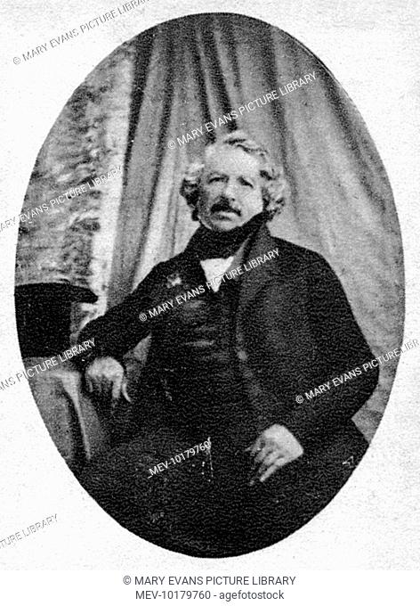 LOUIS JACQUES MANDE DAGUERRE, French artist and pioneer of photography : inventor of the daguerrotype which was for a time the cutting edge of photographic...