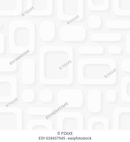 Simple geometric vector pattern - white frames abstract ornament Eps8