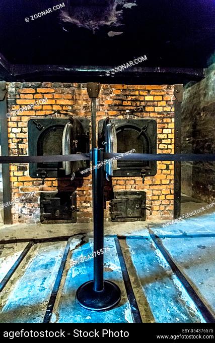 Crematorium in Auschwitz is the biggest nazi concentration camp in Europe
