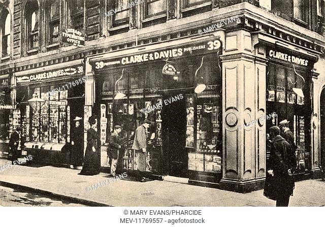 Clarke & Davies photographic publishers shop, Museum Street, London WC