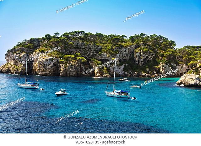 Cala Macarelleta, Minorca, Balearic Islands, Spain