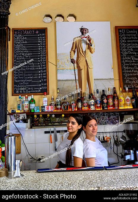 Barristas at Cafe El Dande, Havana, Cuba