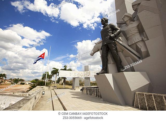 View to the Monument and Statue of Ignacio Agramonte in the Revolution Square-Plaza De La Revolucion at the historic center, Camagüey, Cuba, West Indies