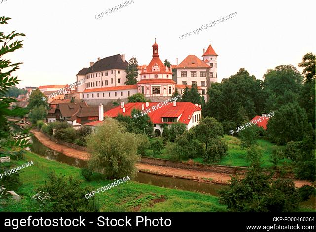 Jindrichuv Hradec - one of the largest Czech castles of the Lords of Hradec (Vitkovec family) was founded in the 13th century on an older Slavic hillfort