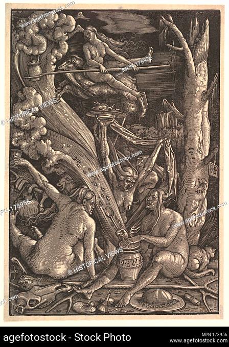 The Witches' Sabbath. Artist: Hans Baldung (called Hans Baldung Grien) (German, Schwäbisch Gmünd (?) 1484/85-1545 Strasbourg (Strassburg)); Date: 1510; Medium:...