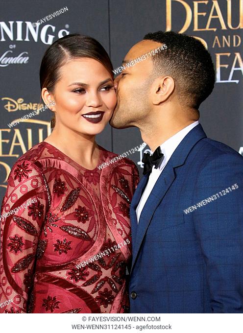 ****File Photos** R&B star JOHN LEGEND and his wife CHRISSY TEIGEN are expecting their second child. The model, who has been open about her struggle with...