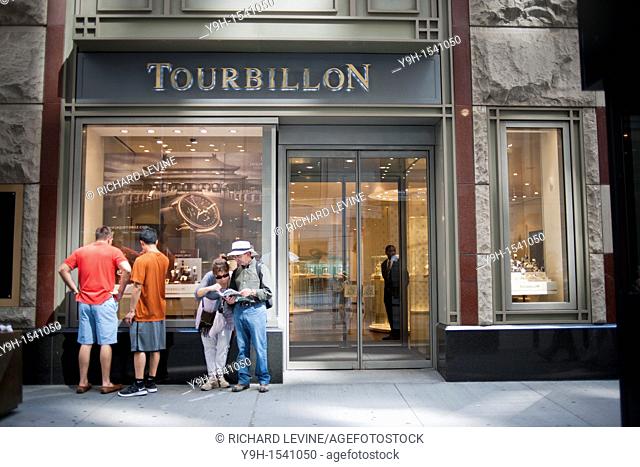 Tourbillon watchmaker on Wall Street in Lower Manhattan in New York Retailers are anxiously awaiting the opening of the World Trade Center Memorial and the...