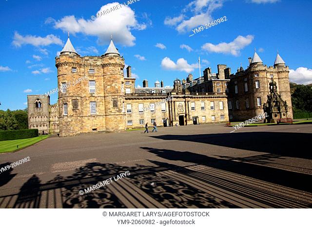 The Palace of Holyroodhouse, referred to as Holyrood Palace, Edinburgh, Scotland, UK