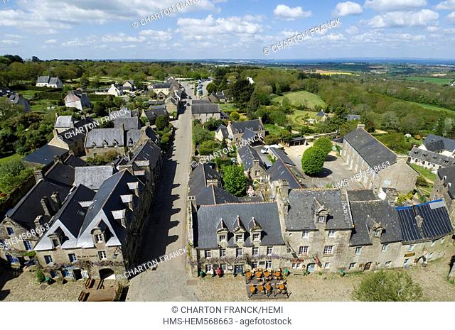 France, Finistere, Locronan, labelled Les plus Beaux Villages de France The Most Beautiful Villages of France