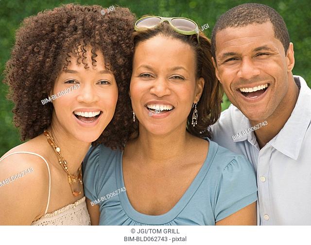 African man and women smiling