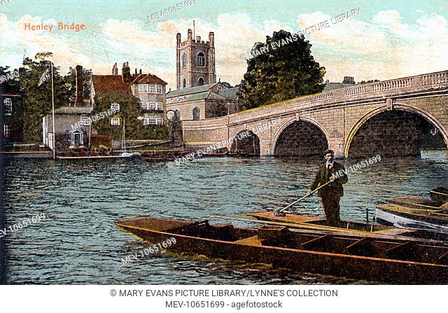 Henley Bridge.  Henley Bridge is a five-elliptical-arched stone road bridge built in 1786 at Henley-on-Thames over the River Thames