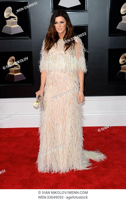 60th Annual GRAMMY Awards held at Madison Square Garden Featuring: Karen Fairchild Where: New York, New York, United States When: 28 Jan 2018 Credit: Ivan...