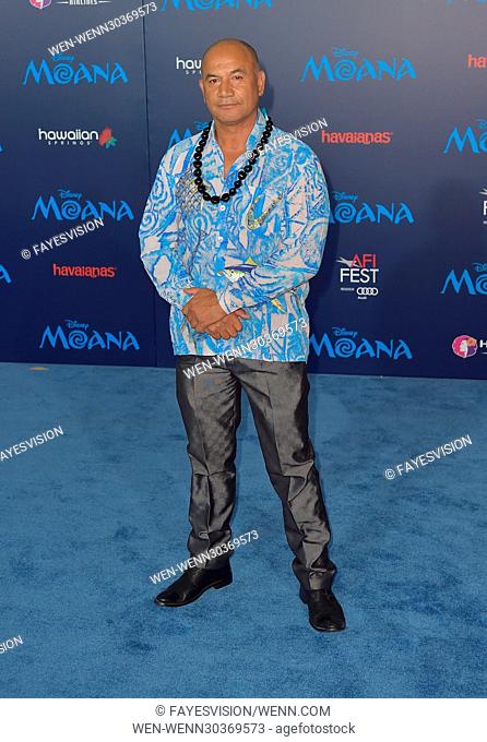 AFI FEST 2016 presented by Audi - 'Moana' - Premiere Featuring: Temuera Morrison Where: Los Angeles, California, United States When: 14 Nov 2016 Credit:...