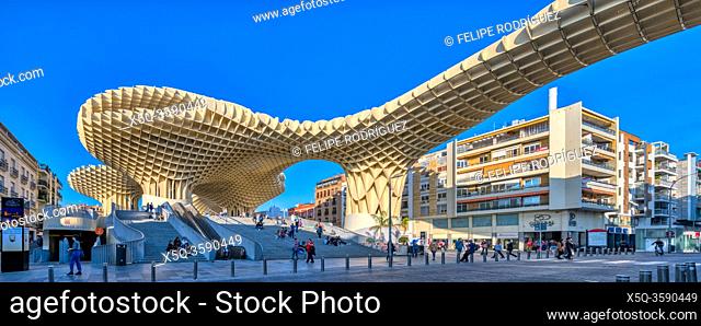 Metropol Parasol structure, Seville, Spain