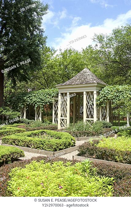 18th Century Garden, Independence National Historical Park, Philadelphia, United States