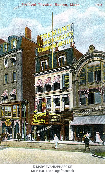 Tremont Theatre, Boston, Massachusetts, USA