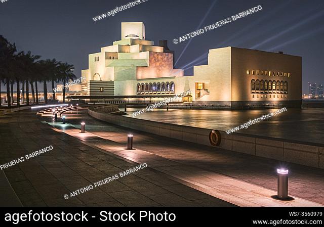 View of the Doha Museum of Modern Art