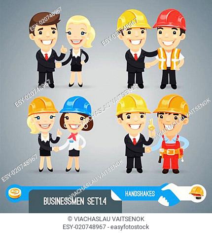 Businessmans Cartoon Characters Set1.4