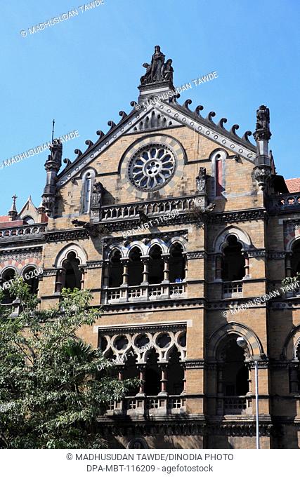 Chhatrapati Shivaji  Terminus (formerly Victoria Terminus) Victorian gothic revival architecture blended with Indian traditional architecture built between 1878...