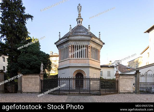 The baptistery of Bergamo, intended for the baptismal rite, was built in the fourteenth century by Giovanni da Campione and since 1898 is located in Piazza del...