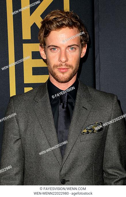 Los Angeles premiere of 'Unbroken' at the Dolby Theatre - Arrivals Featuring: Luke Treadaway Where: Los Angeles, California