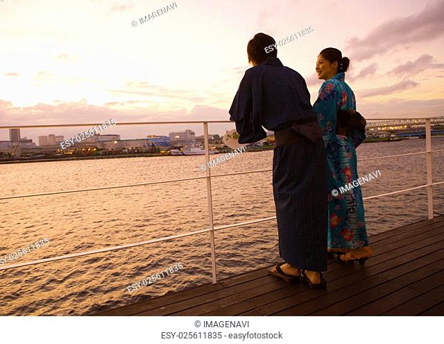 Couple in yukatas