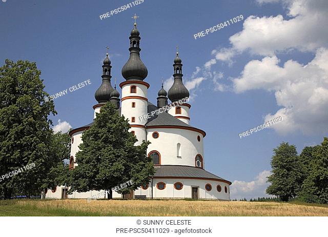 Trinity church Kappl, near Waldsassen, Upper Palatinate, Bavaria, Germany