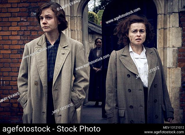 Carey Mulligan & Helena Bonham Carter Characters: Maud Watts, Edith Ellyn Film: Suffragette (UK 2015) Director: Sarah Gavron 04 September 2015