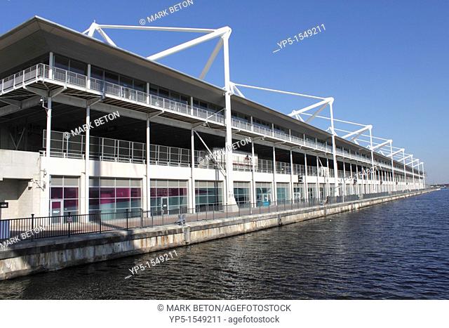 Excel Centre by the Royal Victoria Dock Docklands London