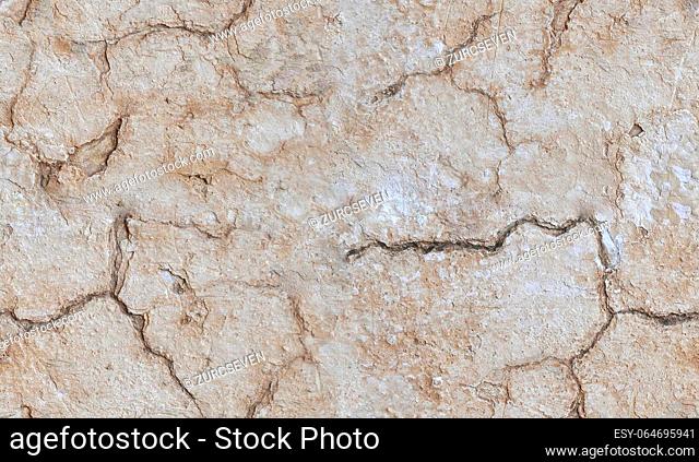 Dry cracked earth texture, global climate warming