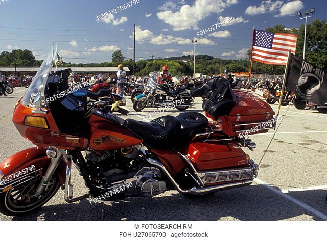 Harley Davidson, bike, motorcycle, York, Pennsylvania, Harley-Davidson Motorcycle Final Assembly Plant displays motorcycles at an open house in York in the...