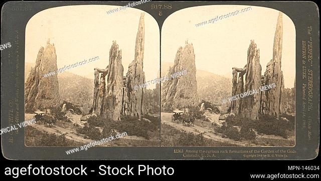 [Group of 37 Stereograph Views of the Garden of the Gods and Other Colorado Scenery, United States of America]. Publisher: H. C