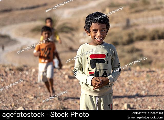 Poor but happy children on island Socotra, Yemen, October 18, 2021. (CTK Photo/Ondrej Zaruba)
