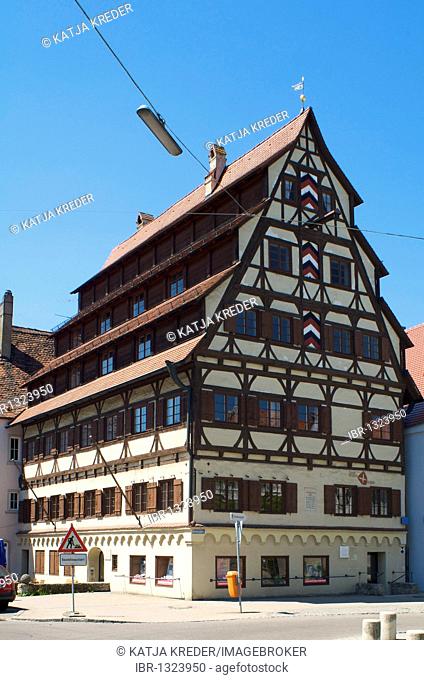 Seven Roof House, Memmingen, Allgaeu, Bavaria, Germany, Europe