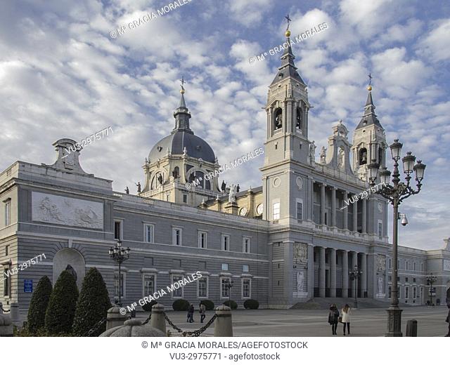 La Almudena Cathedral. Madrid, Spain