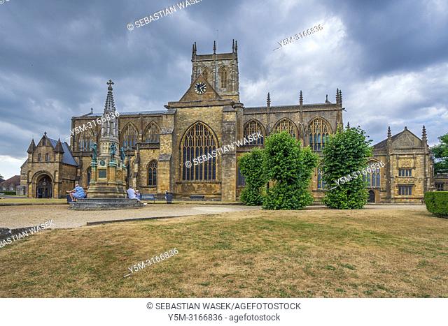 The Abbey Church of St Mary the Virgin at Sherborne, Dorset, England, United Kingdom, Europe