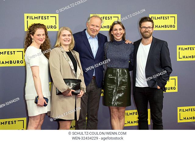 Celebrities attending the Hamburger Fimfest 2017 at Cinemaxx Featuring: Anja Antonowicz, Anna Schimrigk, Axel Milberg, Christiane Paul Where: Hamburg