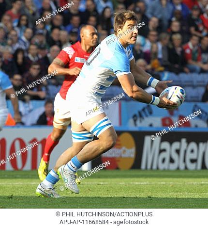 2015 Rugby World Cup Argentina v Tonga Oct 4th. 04.10.2015. Leicester, England. Rugby World Cup. Argentina versus Tonga. Former Leicester Tiger and now...