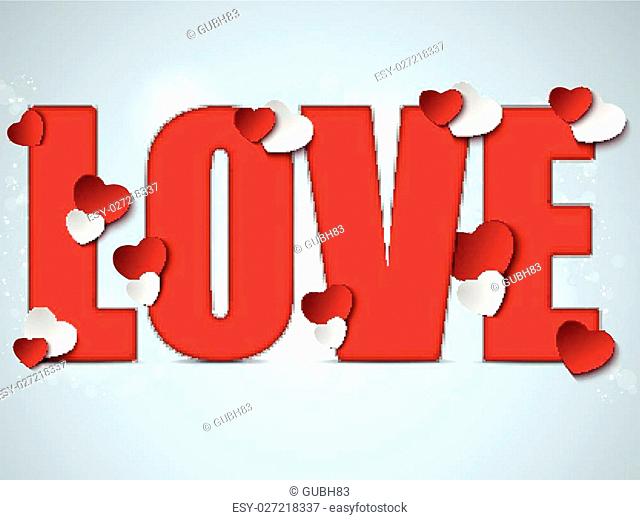 Vector - Valentine Day I Love you Heart