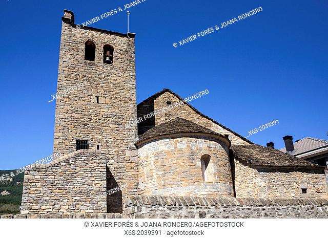 San Miguel Church, Castiello de Jaca, Huesca, Spain