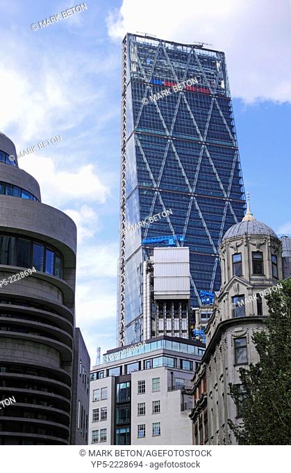 The Leadenhall Building also known as the Cheesegrater in the City of London