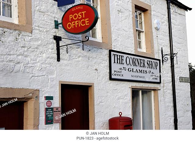 Rural post office and corner Shop in Glamis village