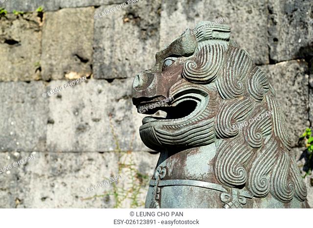 Japanese Lion statue