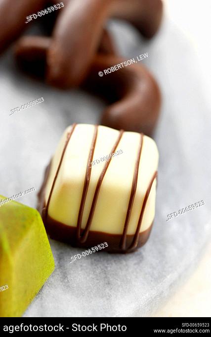 Milk and White Chocolate Candy, Candies
